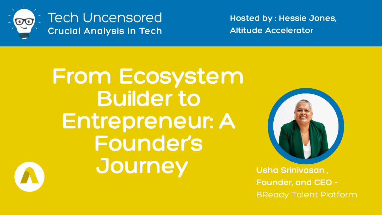 Episode 85 From Ecosystem Builder to Entrepreneur_ Founder’s Journey with Usha Srinivasan
